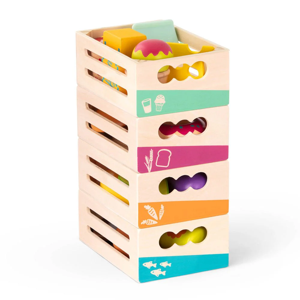 B.Toys Wooden Food Groups - Image 2
