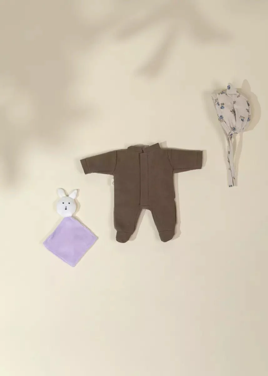 Coco Tiny 10" Baby Play Doll Clothing Set – Cozy Onesie - Image 4