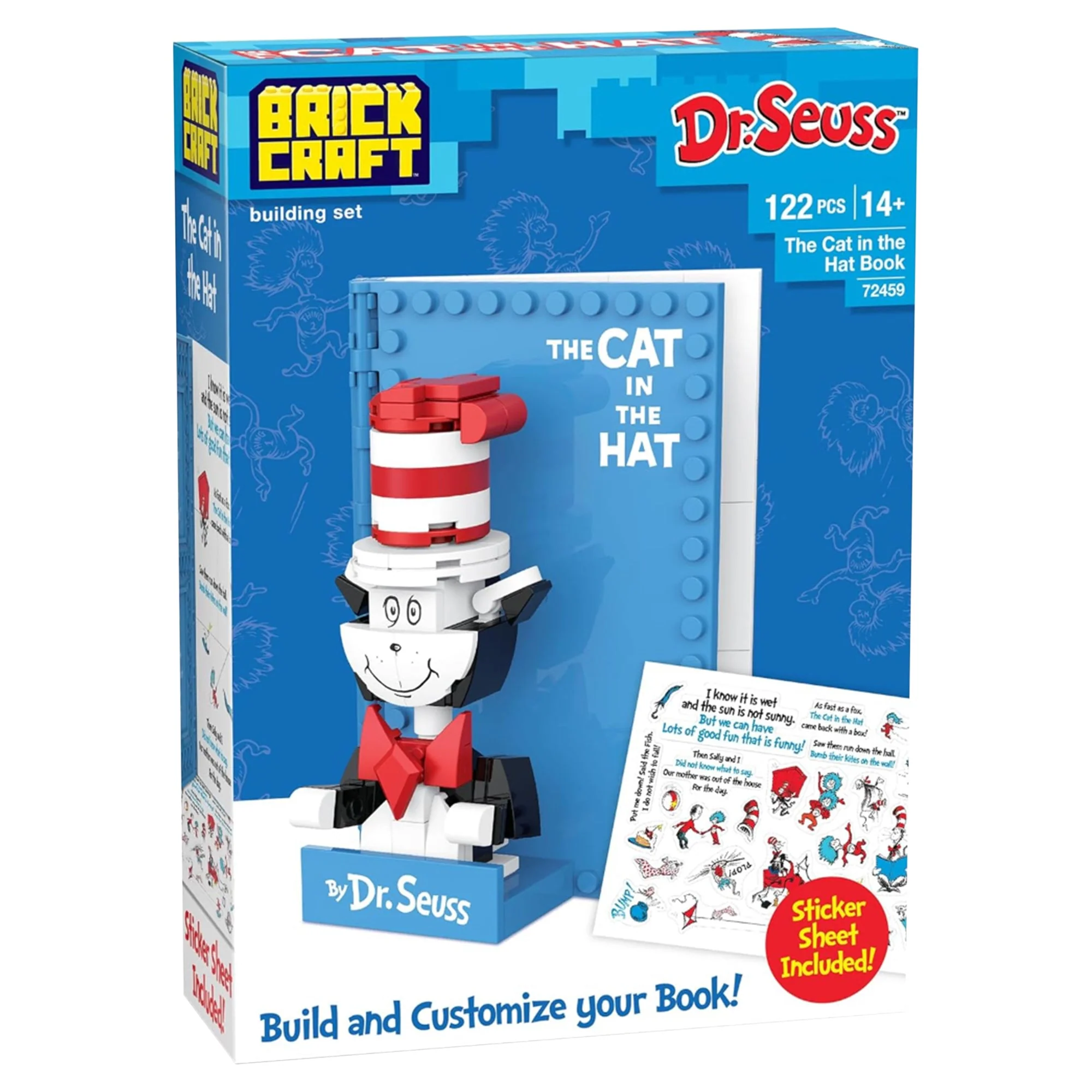 Dr. Suess Build-A-Books: The Cat in the Hat - 117 Pieces