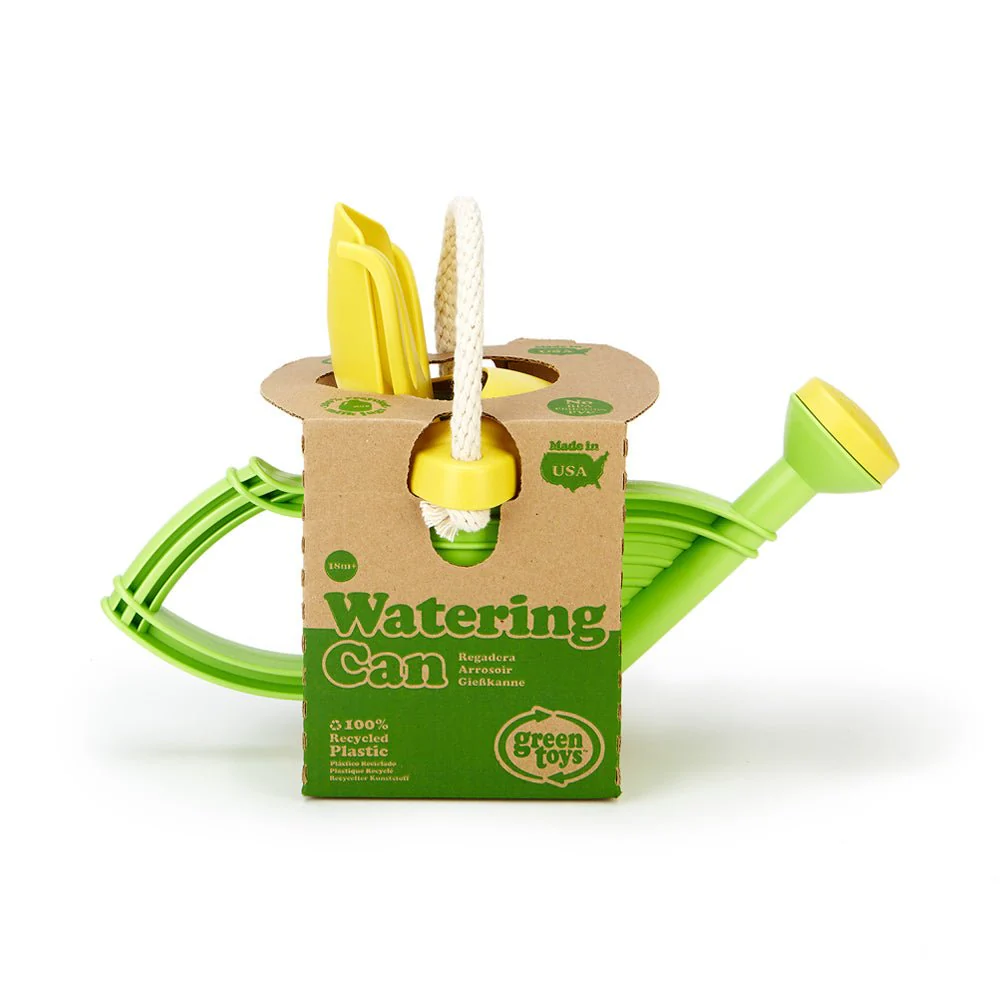 Green Toys Watering Can w/ Rake & Shovel