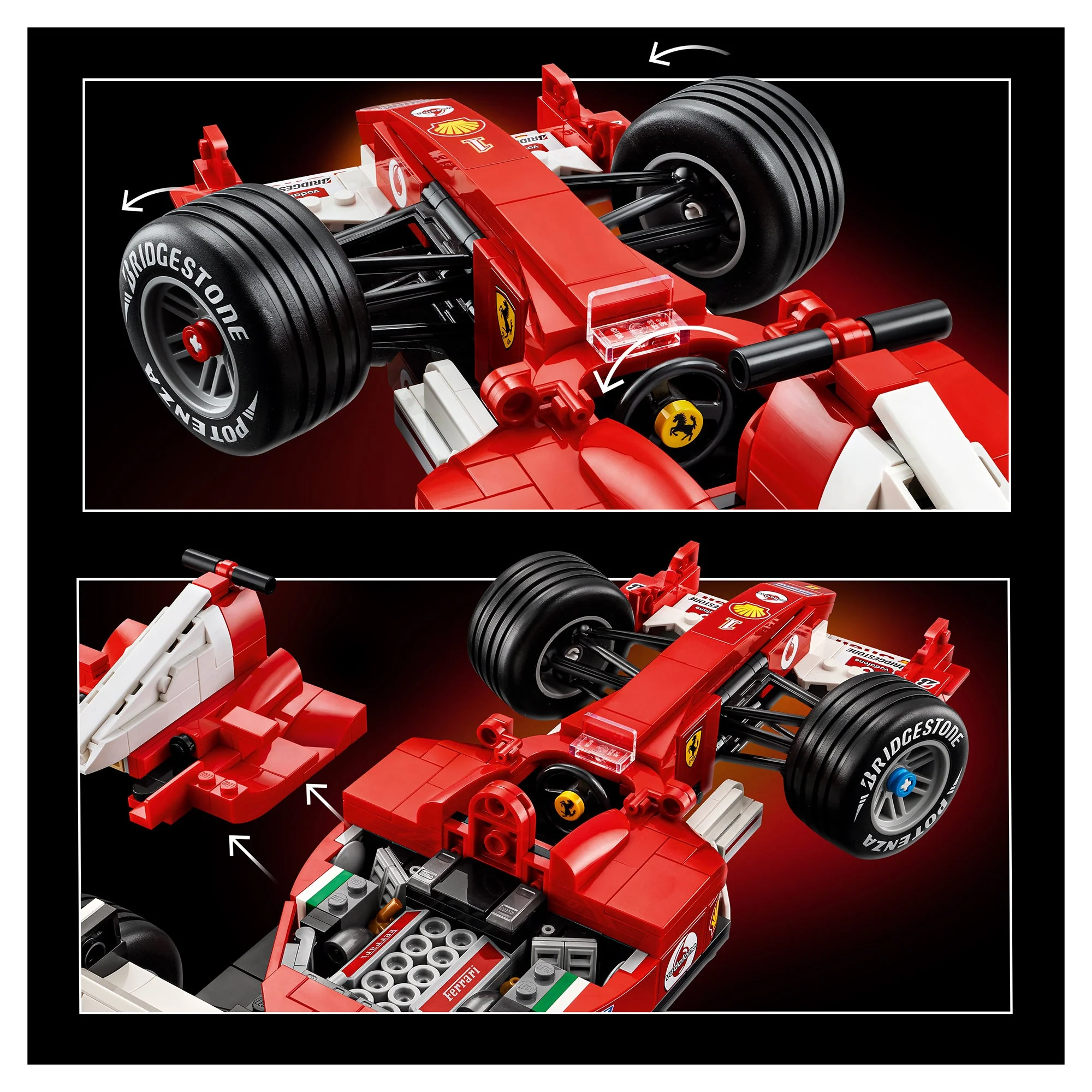LEGO Icons Ferrari F2004 & Michael Schumacher 11375 - Image 4