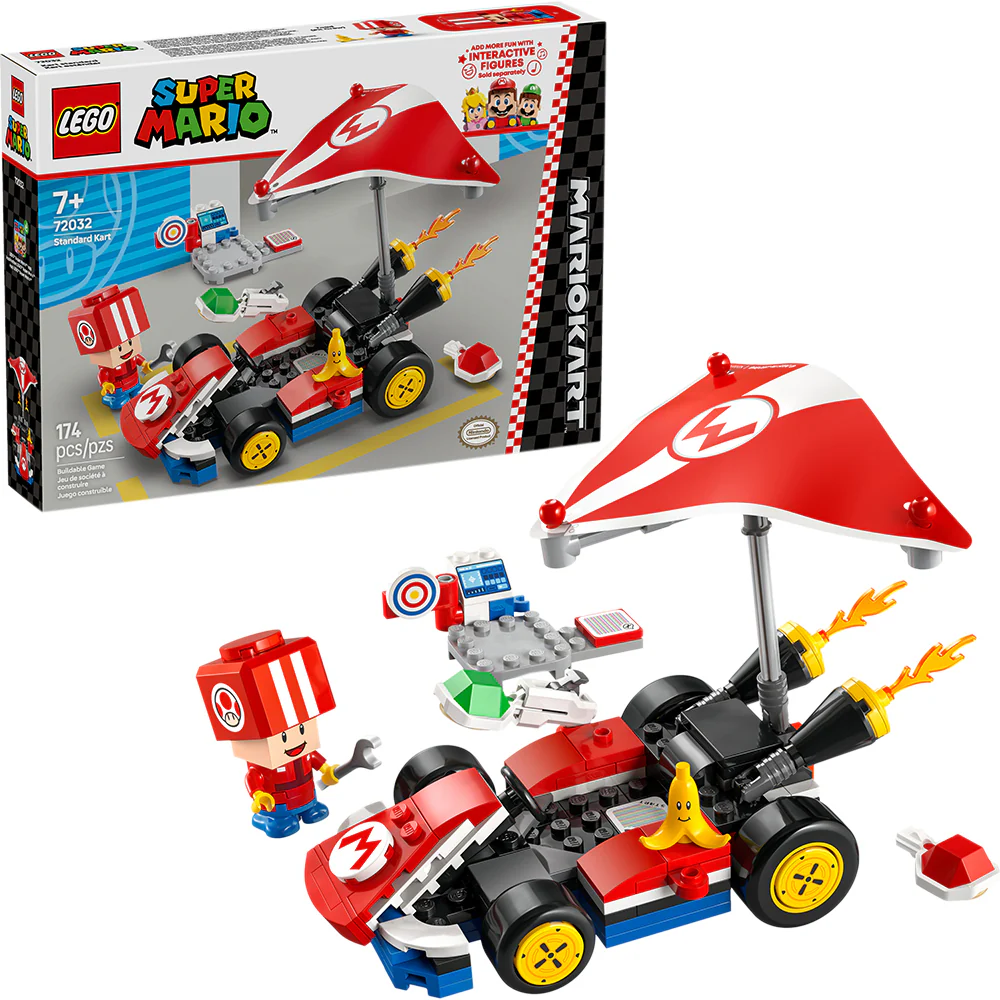 LEGO Super Mario Mario Kart Standard Kart 72032 - Image 7