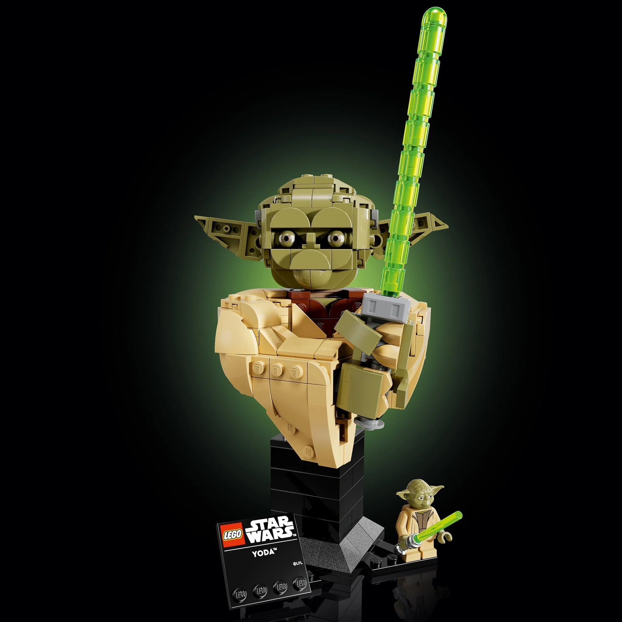 LEGO Star Wars: Attack of the Clones Yoda Bust 75438 - Image 4