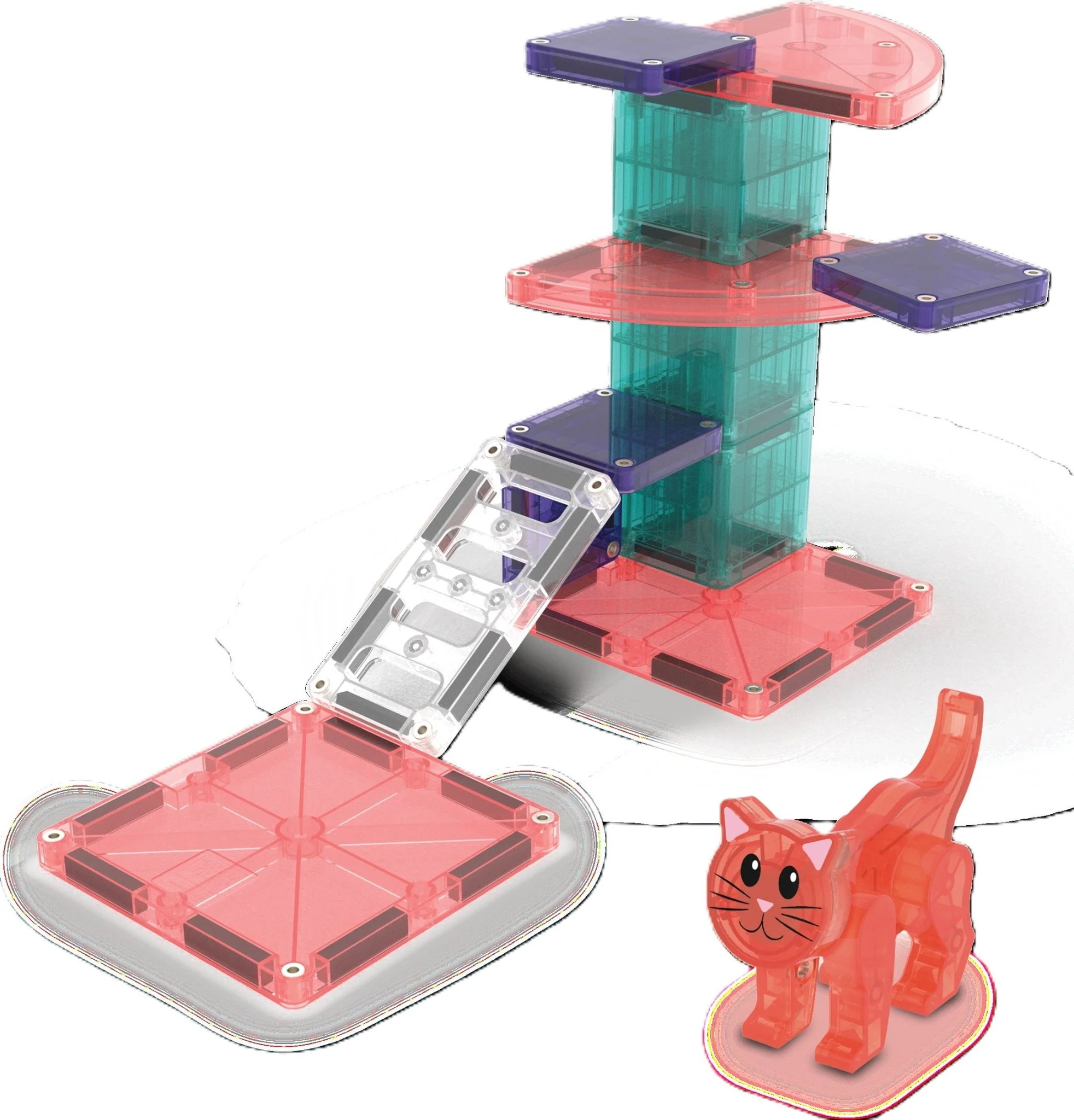 MAGNA-TILES Cat Tree 13-Piece - Image 4