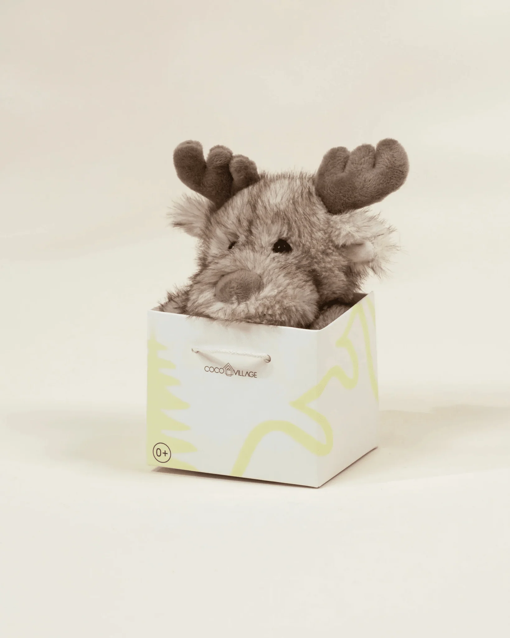 Coco Village Mini Gift Plush Toy - Brown Moose - Image 2