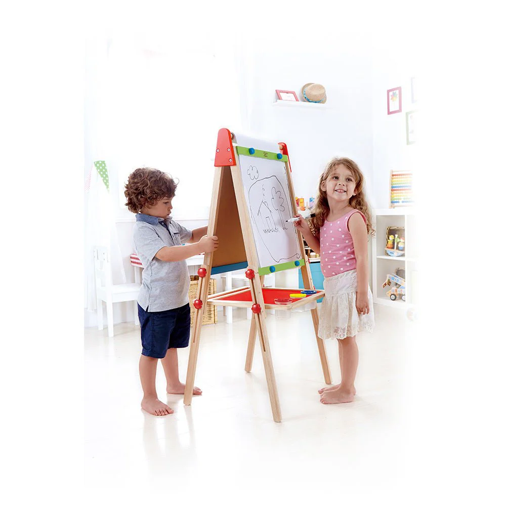 Hape All-In-1 Wooden Art Easel - Image 4