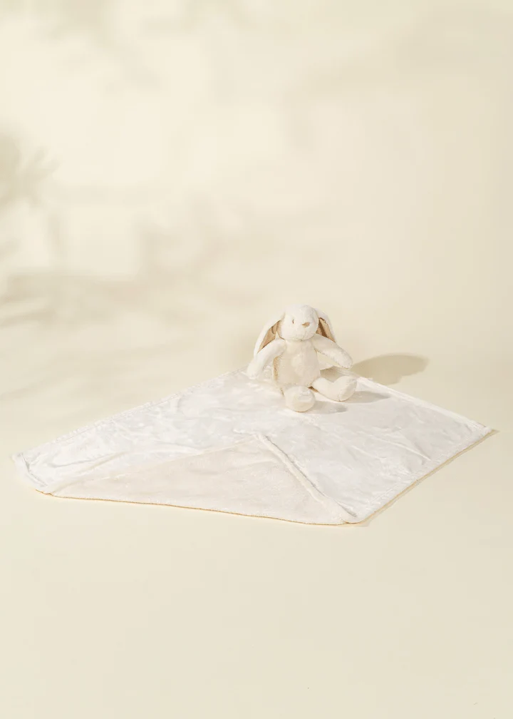 Rabbit Plush Toy Snuggling Blanket - Image 3