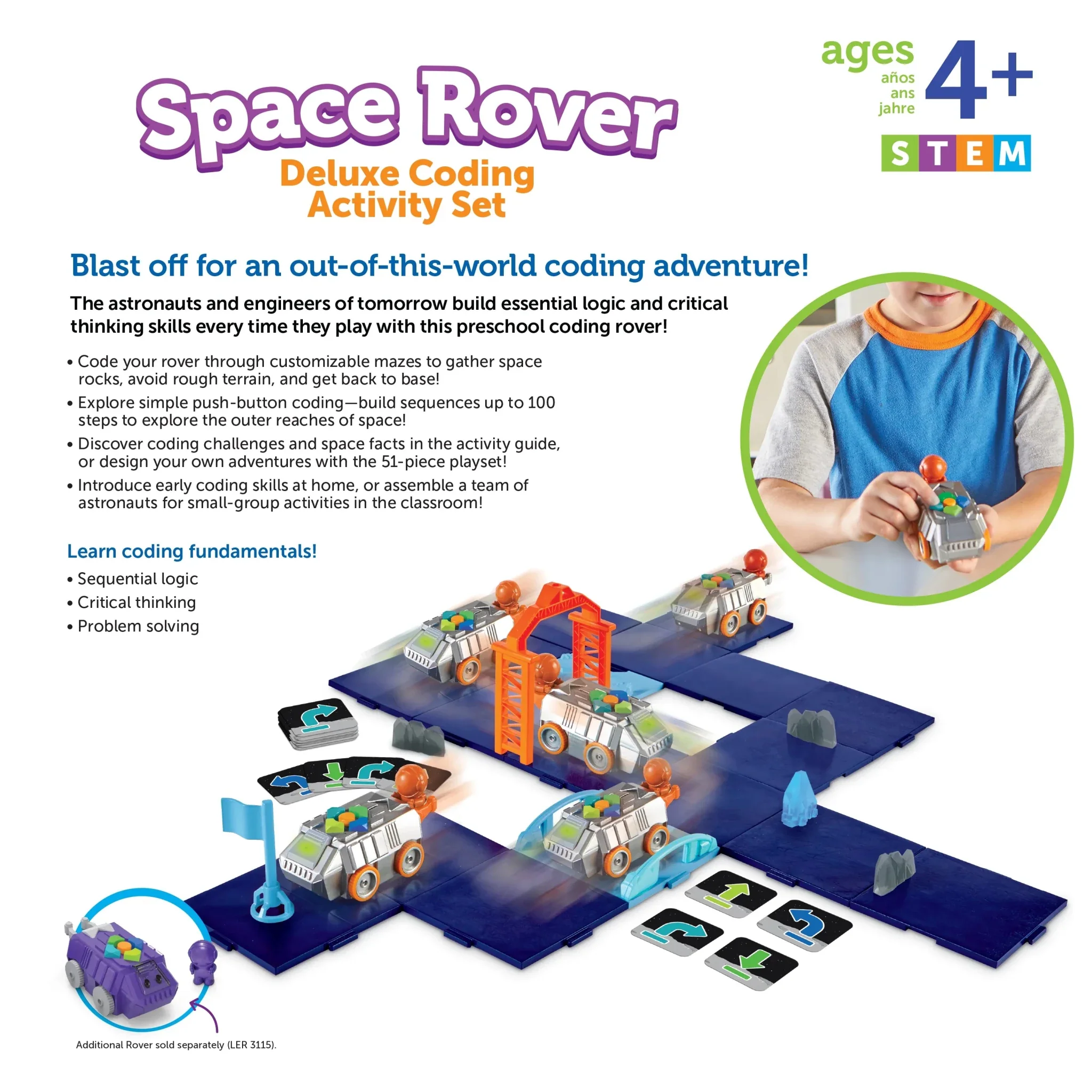 Space Rover Deluxe Coding Activity Set - Image 6
