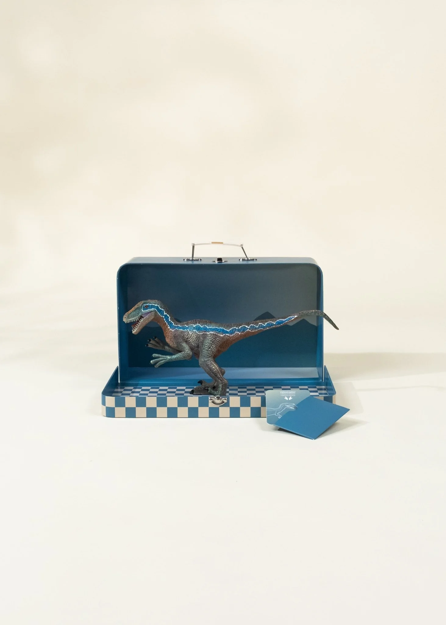 Coco Village Velociraptor Dinosaur in a Collectible Box - Image 2