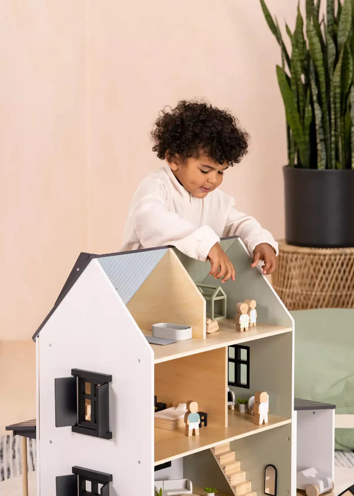 Coco Village Wooden Doll House Kids Room Furniture (7PCS) - Image 19