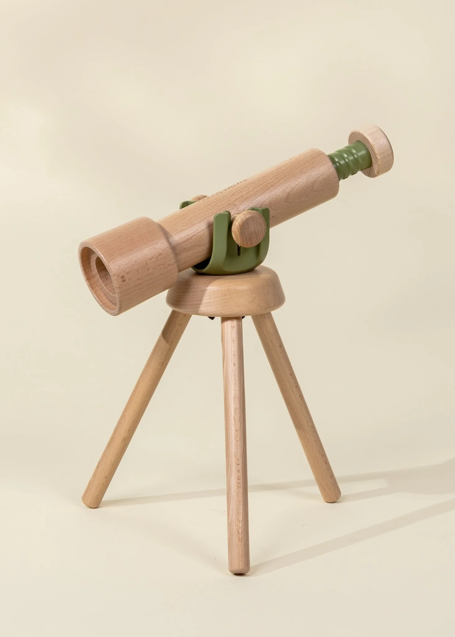 Coco Village Wooden Tripod Telescope – 15x Zoom - Image 3