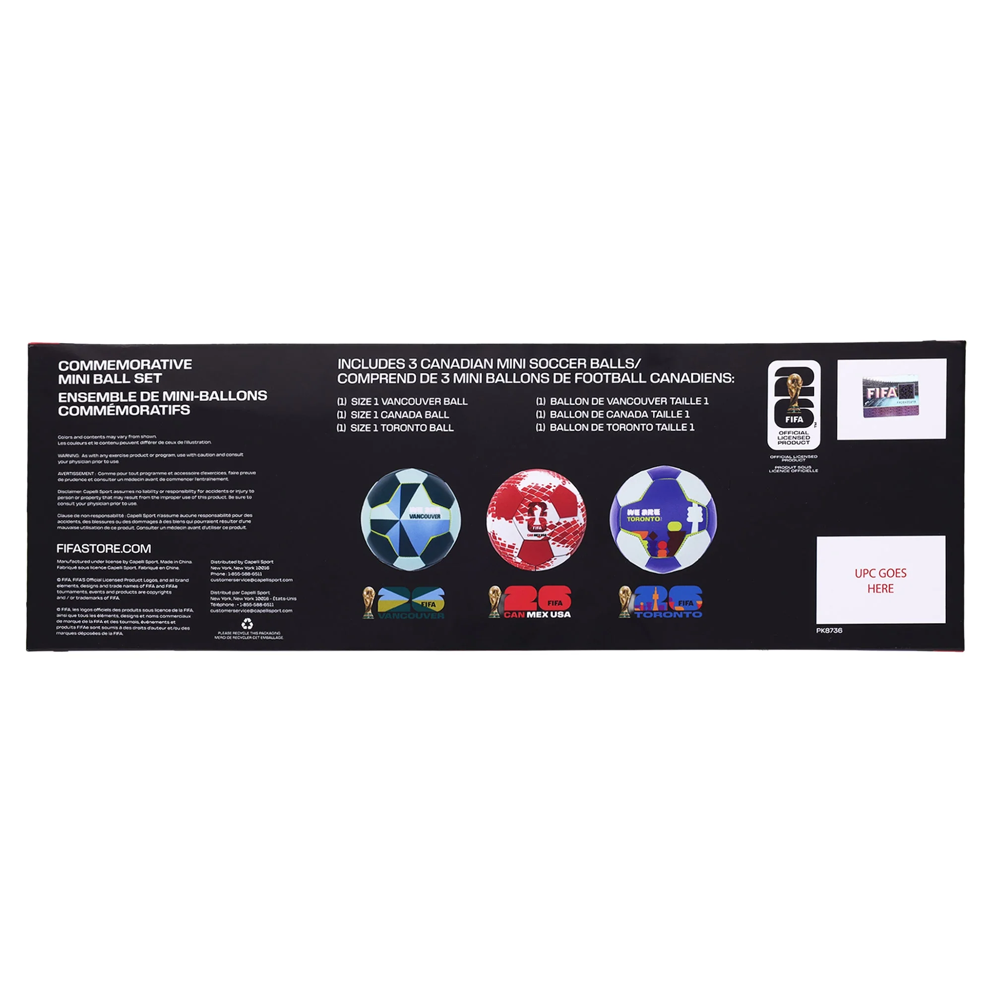 FIFA World Cup 26 Commemorative Mini Ball Set - 3PC - Image 5